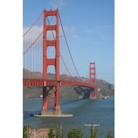 Golden Gate Bridge Canvas Framed